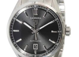 TAG Heuer Carrera Calibre 5 WBN2110.BA0639 (2025) - Black dial 39 mm Steel case