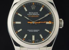 Rolex Milgauss 116400 (2010) - Zwart wijzerplaat 40mm Staal