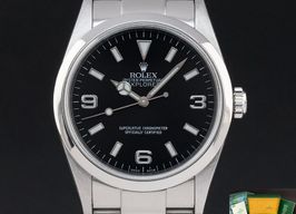 Rolex Explorer 114270 (2000) - Zwart wijzerplaat 36mm Staal