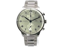 IWC Portuguese Chronograph IW371617 (2024) - Silver dial 41 mm Steel case