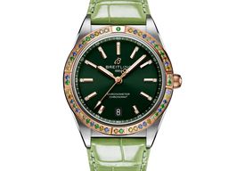 Breitling Chronomat 36 U10380611L1P1 (2025) - Green dial 36 mm Steel case