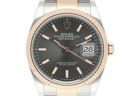 Rolex Datejust 36 126231 (2019) - Grey dial 36 mm Gold/Steel case