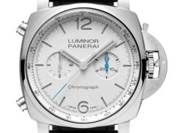 Panerai Luminor Chrono PAM01218 (2026) - Wit wijzerplaat 44mm Staal