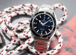 Omega Seamaster Planet Ocean 222.30.46.20.01.001 (Onbekend (willekeurig serienummer)) - Zwart wijzerplaat 46mm Staal