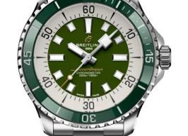 Breitling Superocean 44 A17376A31L1A1 (2026) - Groen wijzerplaat 44mm Staal