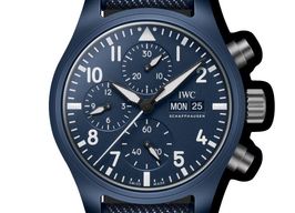 IWC Pilot Chronograph Top Gun IW389404 (2024) - Blauw wijzerplaat 42mm Keramiek