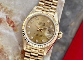 Rolex Lady-Datejust 69178G (1989) - Gold dial 26 mm Yellow Gold case