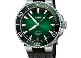Oris Aquis Date 01 400 7769 4157-07 4 22 74FC (2026) - Groen wijzerplaat 42mm Staal