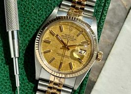 Rolex Datejust 36 16013 (1981) - Gold dial 36 mm Gold/Steel case