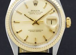 Rolex Datejust 1601/3 (1969) - Goud wijzerplaat 36mm Goud/Staal
