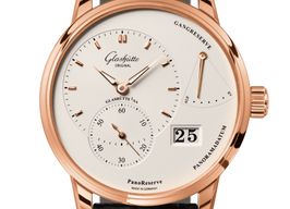 Glashütte Original PanoReserve 1-65-01-25-15-61 (2024) - Wit wijzerplaat 40mm Roségoud