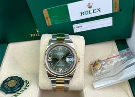 Rolex Datejust 36 126203 (2020) - Groen wijzerplaat 36mm Staal