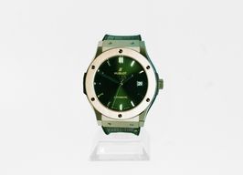 Hublot Classic Fusion 511.OX.8980.LR (2024) - Green dial 45 mm Rose Gold case