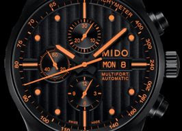 Mido Multifort Chronograph M005.614.37.051.01 (Onbekend (willekeurig serienummer)) - Zwart wijzerplaat 44mm Staal