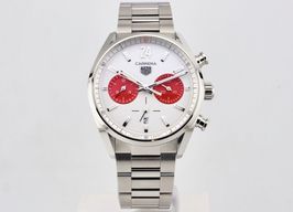 TAG Heuer Carrera CBN201M.EA0016 (Onbekend (willekeurig serienummer)) - Wit wijzerplaat 42mm Staal