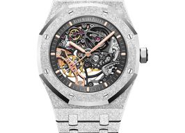 Audemars Piguet Royal Oak Double Balance Wheel Openworked 15407BC.GG.1224BC.01 (2025) - Transparent dial 41 mm White Gold case