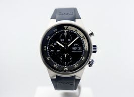 IWC Aquatimer Chronograph IW3719 (Unknown (random serial)) - Black dial 42 mm Steel case