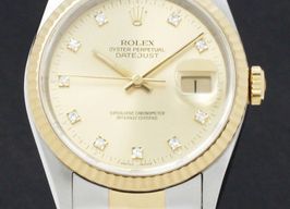 Rolex Datejust 36 16233 (1993) - Goud wijzerplaat 36mm Goud/Staal