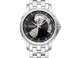 Hamilton Jazzmaster Open Heart H32565135 (2025) - Zwart wijzerplaat 41mm Staal