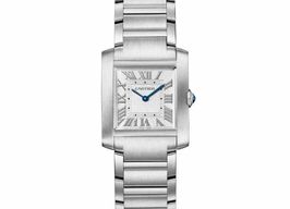 Cartier Tank Française WSTA0074 (2025) - Silver dial 32 mm Steel case