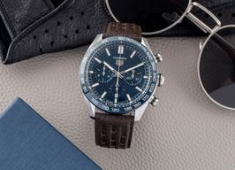 TAG Heuer Carrera CBN2A1A (Onbekend (willekeurig serienummer)) - Blauw wijzerplaat 44mm Staal