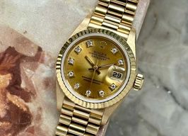 Rolex Lady-Datejust 69178G (1993) - Goud wijzerplaat 26mm Geelgoud