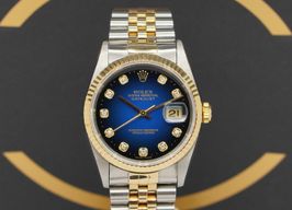 Rolex Datejust 36 16233 (1996) - Blue dial 36 mm Gold/Steel case