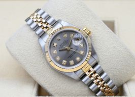 Rolex Lady-Datejust 79173 (2004) - Grey dial 26 mm Gold/Steel case