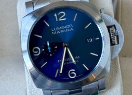 Panerai Luminor Marina Automatic PAM01058 (2020) - Blue dial 44 mm Steel case