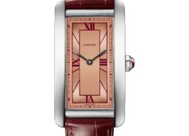 Cartier Tank Américaine WGTA0297 (2026) - Red dial 44 mm Platinum case
