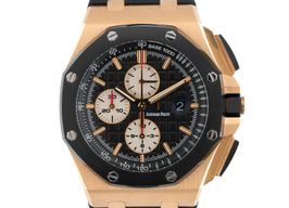 Audemars Piguet Royal Oak Offshore 26400RO.OO.A002CA.01 (2013) - Black dial 44 mm Rose Gold case