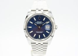 Rolex Datejust 41 126334 (2024) - Blauw wijzerplaat 41mm Staal