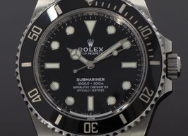 Rolex Submariner No Date 124060 (2021) - Zwart wijzerplaat 40mm Staal