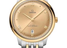 Omega De Ville 434.20.40.20.08.001 (2026) - Champagne wijzerplaat 40mm Goud/Staal