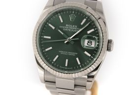 Rolex Datejust 36 126234 (2025) - Green dial 36 mm Steel case