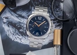 Panerai Luminor Due PAM01124 (Unknown (random serial)) - Blue dial 42 mm Steel case