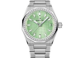 Zenith Defy Skyline 16.9400.670/61.I001 (2024) - Green dial 36 mm Steel case