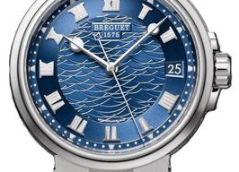 Breguet Marine 5517BB/Y2/5ZU (2025) - Blue dial 41 mm White Gold case