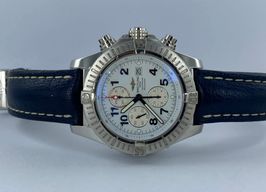 Breitling Super Avenger A13370 (Unknown (random serial)) - Pearl dial 48 mm Steel case