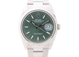 Rolex Datejust 36 126234 (2024) - Groen wijzerplaat 36mm Staal