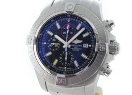 Breitling Super Avenger A13375101B1A1 (2023) - Zwart wijzerplaat 48mm Staal