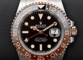 Rolex GMT-Master II 126711CHNR (2023) - Zwart wijzerplaat 40mm Goud/Staal