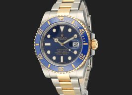 Rolex Submariner Date 116613LB (2016) - Blauw wijzerplaat 40mm Goud/Staal