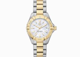 TAG Heuer Aquaracer Lady WBD1420.BB0321 (2026) - Wit wijzerplaat 27mm Goud/Staal