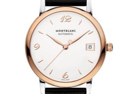 Montblanc Star Classique 112145 (2023) - Silver dial 39 mm Rose Gold case