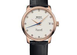 Mido Baroncelli M027.207.36.266.00 (2026) - Beige dial 33 mm Rose Gold case