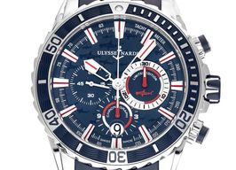Ulysse Nardin Diver Chronograph 1503-151-3/92 (2016) - Black dial 45 mm Steel case