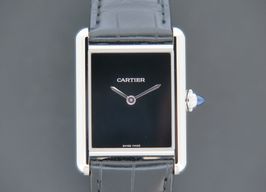 Cartier Tank WSTA0072 (2022) - Black dial 34 mm Steel case