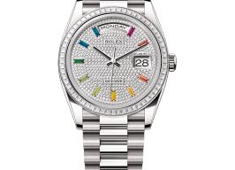 Rolex Day-Date 36 128399TBR (2025) - Diamant wijzerplaat 36mm Witgoud