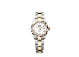 Rolex Lady-Datejust 279173 (2025) - Wit wijzerplaat 28mm Goud/Staal